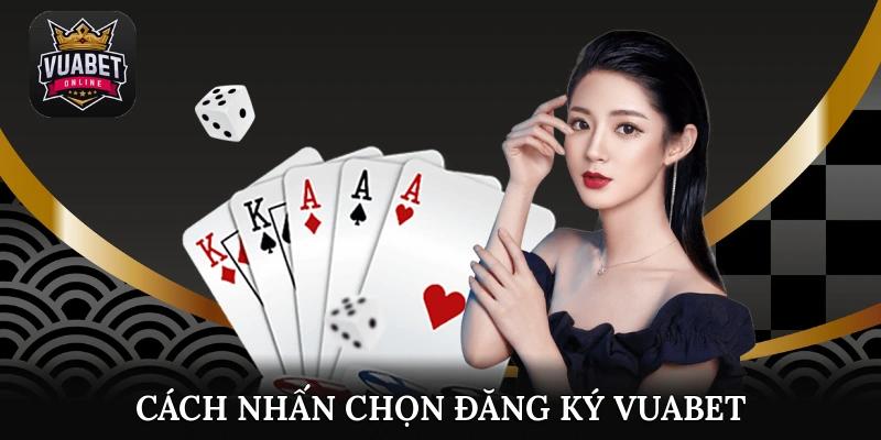 Cách nhấn chọn đăng ký trở thành hội viên chính thức của Vuabet